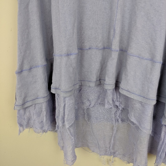 Free People | Periwinkle Layered Top - H9 - Picture 4 of 6